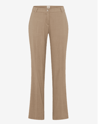 Taupe broek met regular fit, model maron - Afbeelding 5
