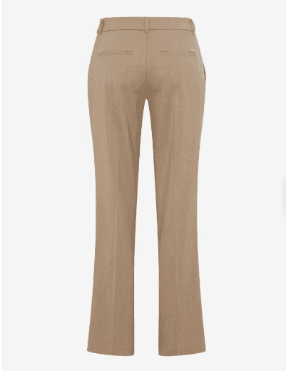 Taupe broek met regular fit, model maron - Afbeelding 6