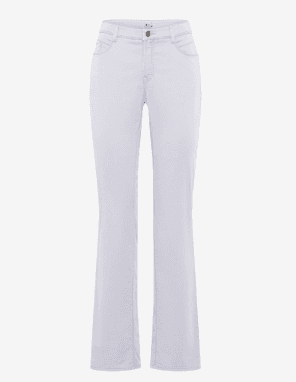 Witte five-pocket broek, model mary - Afbeelding 5