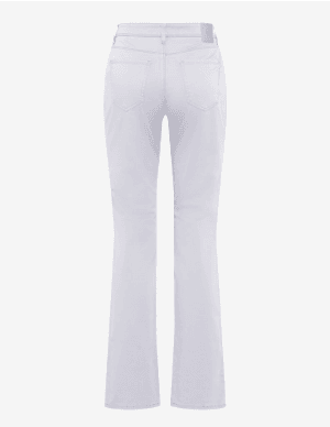 Witte five-pocket broek, model mary - Afbeelding 4