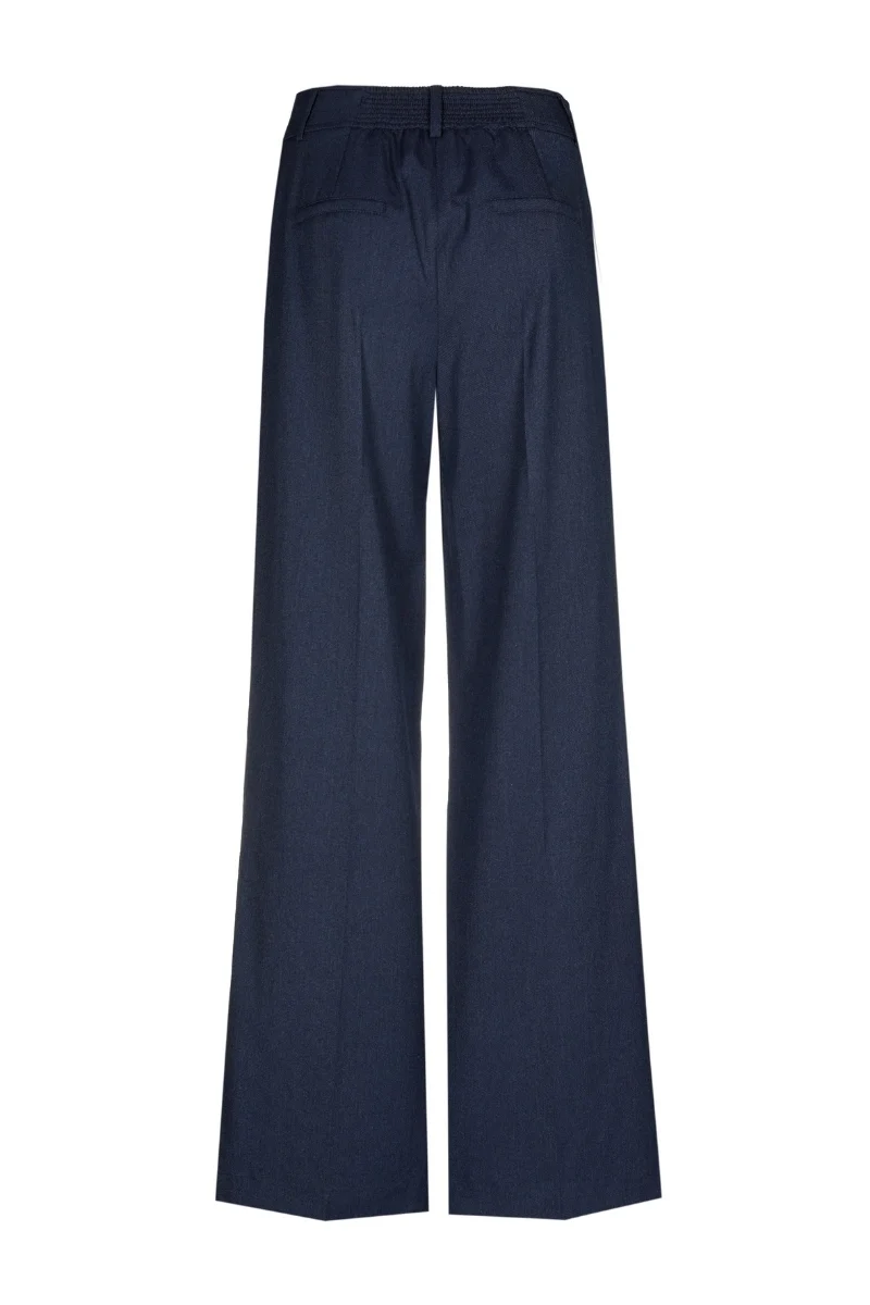 Rechte lange donkerblauwe broek - Afbeelding 5